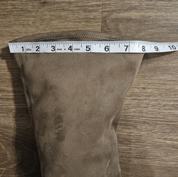 New Michael Kors Women's Over The Knee Boots Stretch Faux Suede Sz 7 - Picture 11 of 13